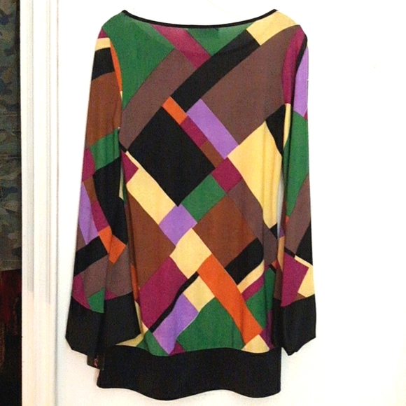 GEO PRINT TUNIC DRESS - Picture 3 of 4